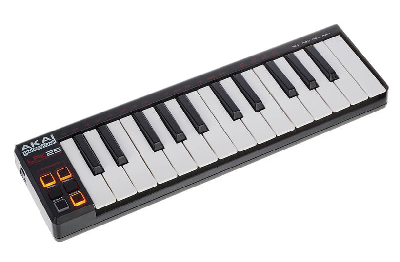 Akai lpk25 как подключить к компьютеру