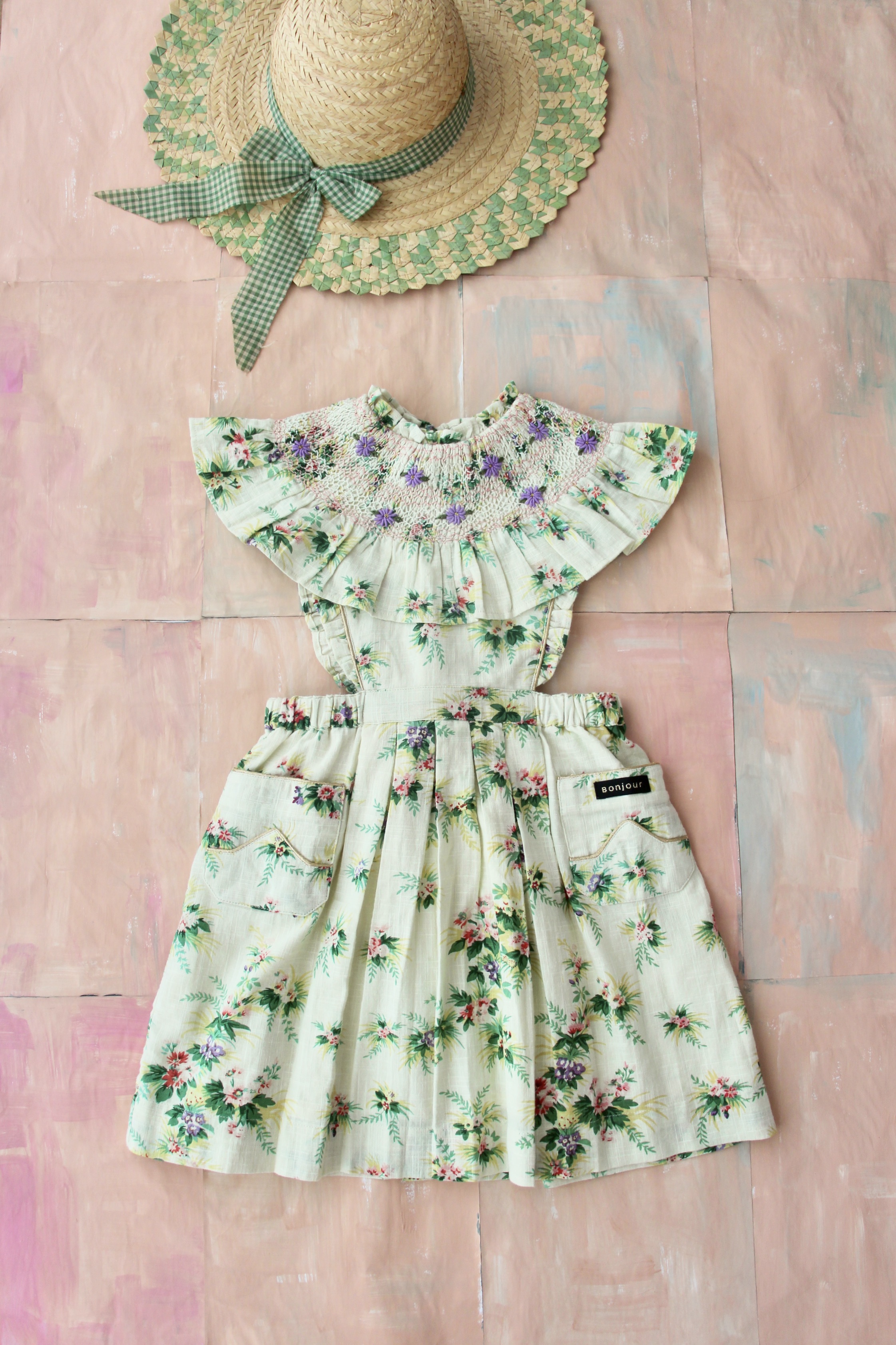 New Apron dress_Tropical_Bonjour