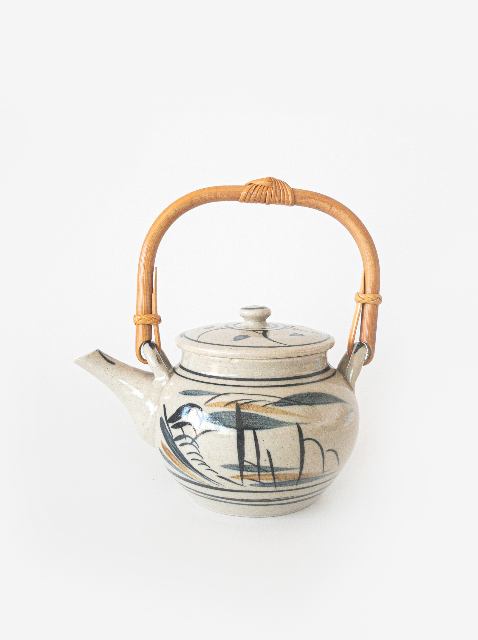 [Vintage] River and Reed Teapot