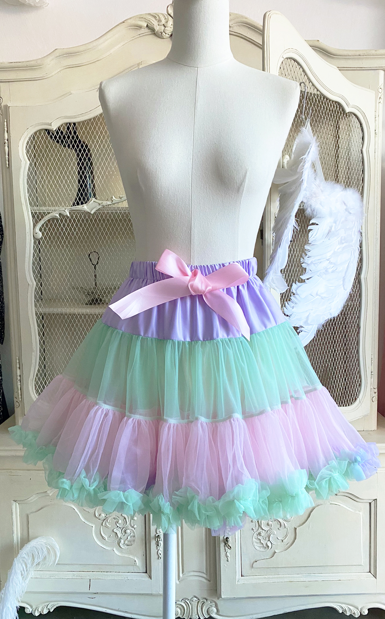 cream tutu skirt