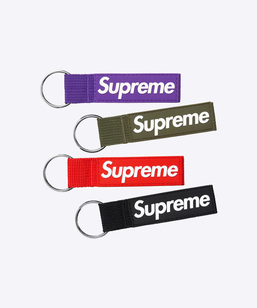 かんたんラ Supreme - Supreme 20FW Webbing Keychain の通販 by S's