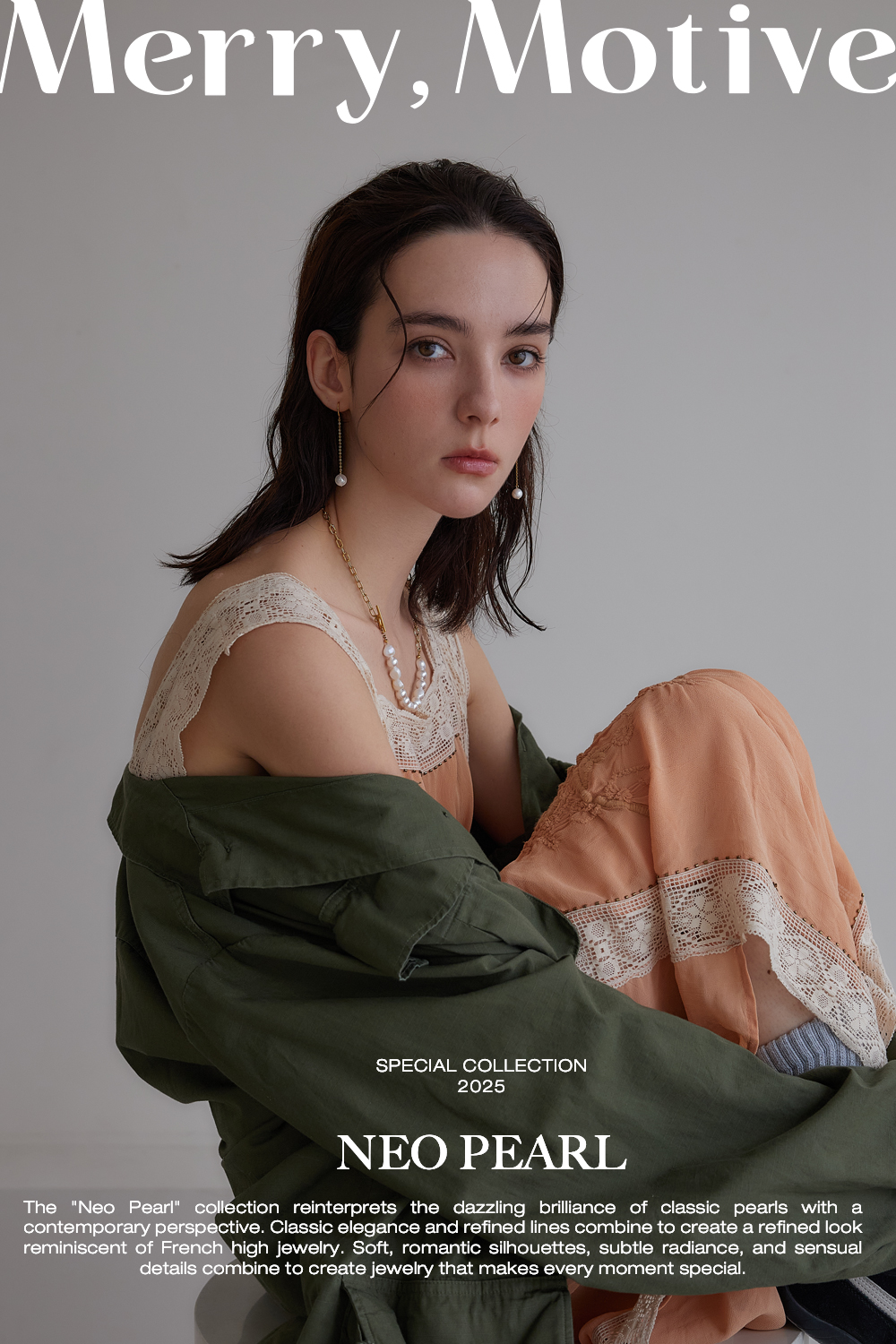 Merry Motive- Mellow wool knit hair band (Beige)│삼성물산 온라인몰 SSF Shop, image size:1000x1500