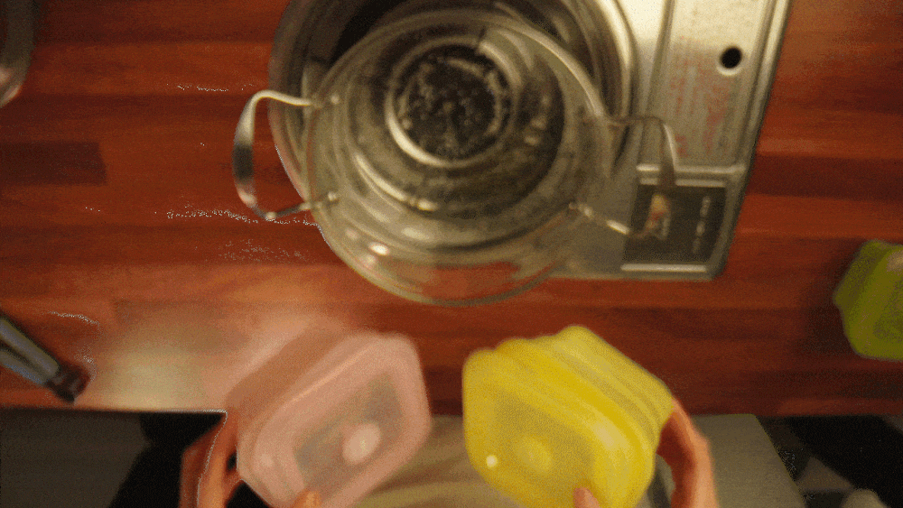 푸쉬락 900ml 강한 내열성으로 열탕소독 가능한 실리콘 보관용기