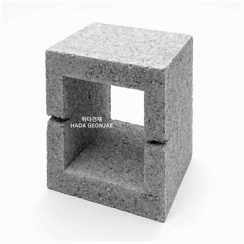 디자인블럭 콘크리트블럭 담장벽돌 Q3-S(슬림) / 하다건재 큐블럭