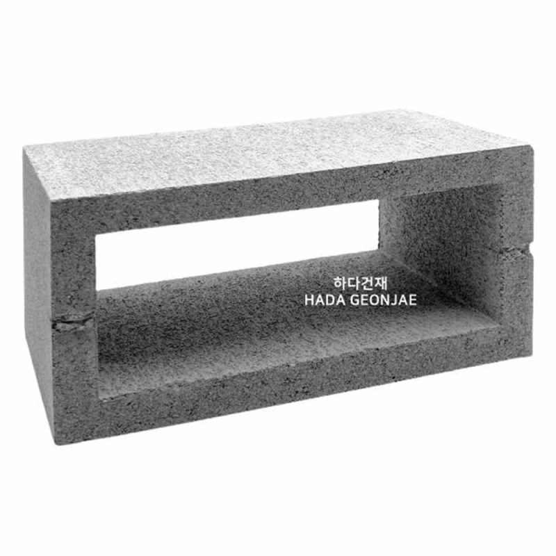 디자인블럭 콘크리트블럭 담장벽돌 Q4 / 하다건재 큐블럭