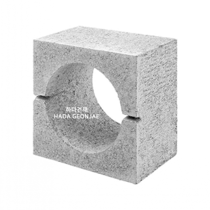 디자인블럭 콘크리트블럭 담장벽돌 Q5-S / 하다건재 큐블럭