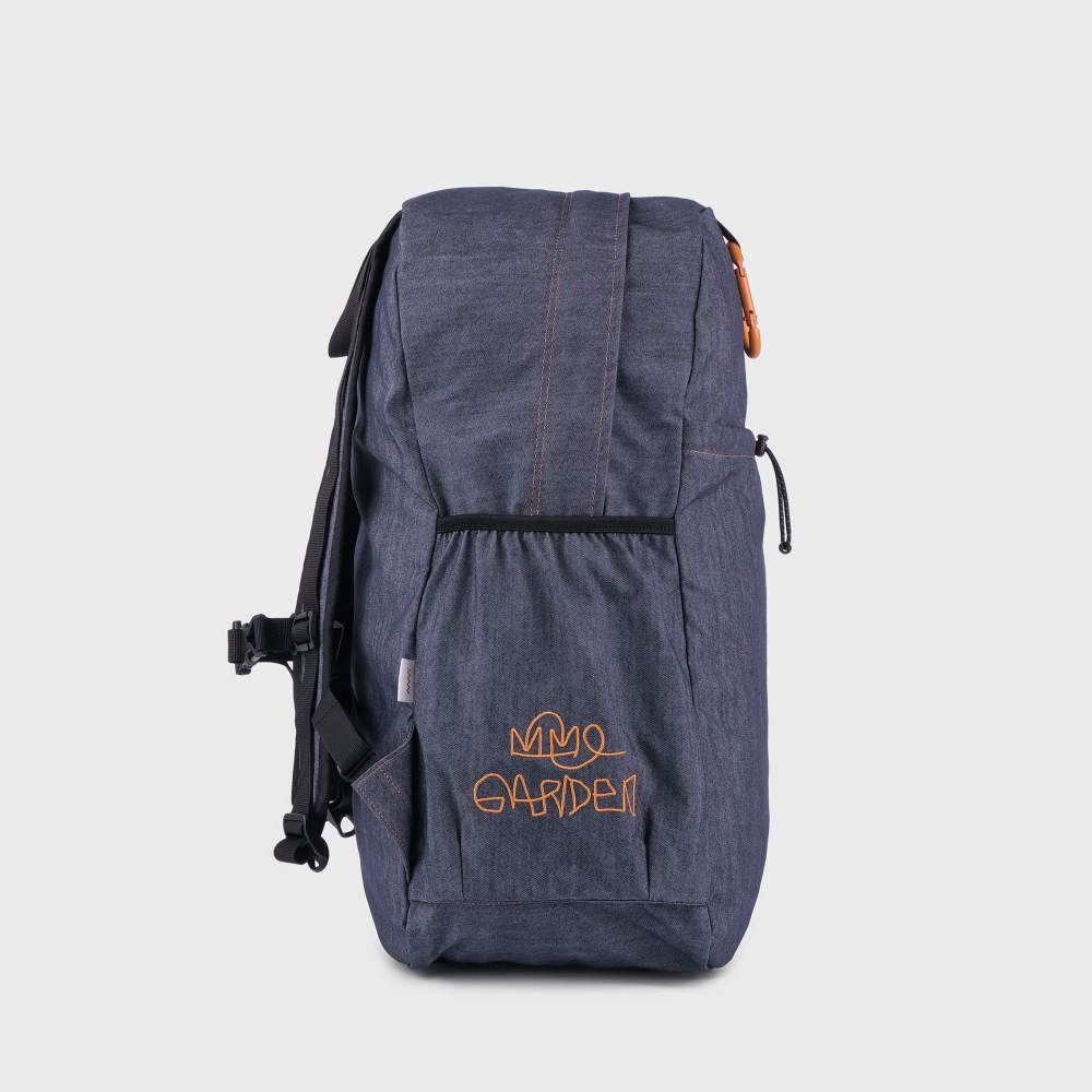 mmo backpack / nylon denim blue