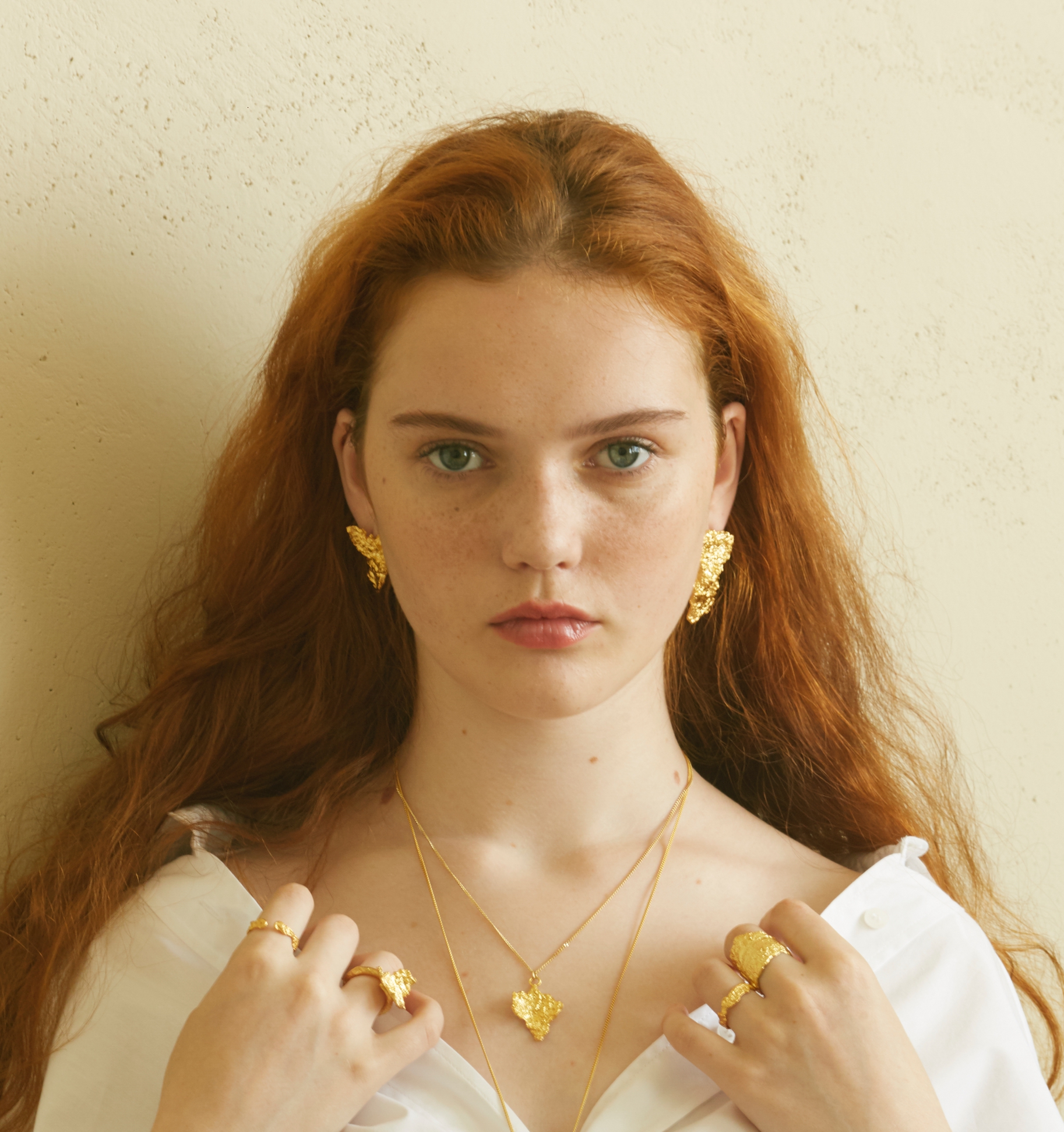 bold texture earrings